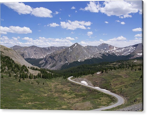 Colorado Acrylic Print featuring the photograph Cottonwood Pass North by Tara Krauss