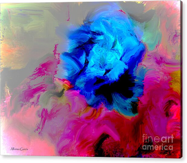 Modern.flower Acrylic Print featuring the photograph Pasodoble by Alfonso Garcia