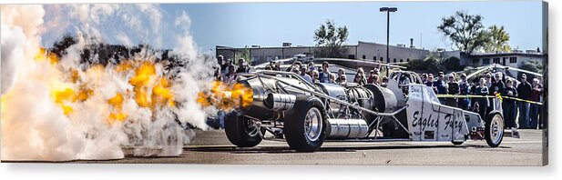 D5100 Acrylic Print featuring the photograph Full Afterburner by Alan Marlowe