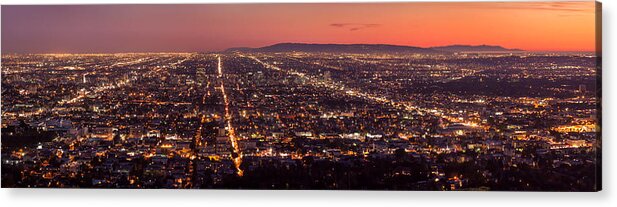 Hollywood Acrylic Print featuring the photograph Hollywood Streets by Alexis Birkill