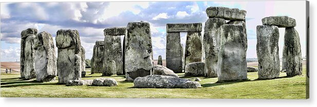 England Acrylic Print featuring the photograph Stonehenge by Gordon Engebretson