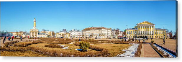18th Century Acrylic Print featuring the photograph Susanin Square in Kostroma #1 by Alexey Stiop