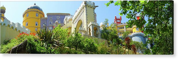 Sintra Acrylic Print featuring the photograph Sintra Castle by Patricia Schaefer