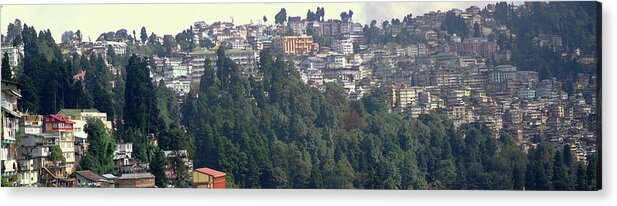 Tranquility Acrylic Print featuring the photograph Darjeeling Panorama by Copyright Wild Vanilla