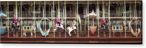 Europe Acrylic Print featuring the photograph Merry go round by Seeables Visual Arts