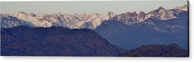 Sierra Nevada Acrylic Print featuring the photograph Mountain View by Brett Harvey