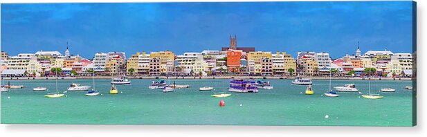 Bermuda Acrylic Print featuring the photograph The Long Town by Betsy Knapp