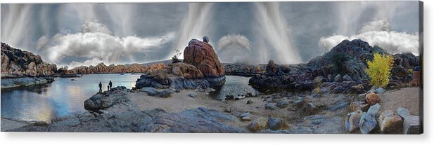 Dells Acrylic Print featuring the photograph Lake Watson Mindscape by Wayne King