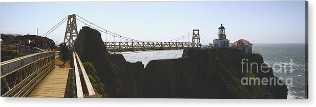 Point Bonita Lighthouse Acrylic Print featuring the photograph Pathway to the Point Bonita Lighthouse by fototaker Tony