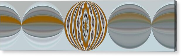 Circles Acrylic Print featuring the digital art Caelum by John Holfinger