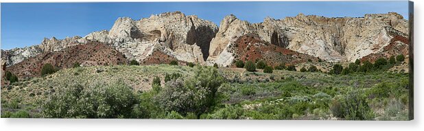 Capitol Reef Acrylic Print featuring the photograph Waterpocket Fold Panel BC by Gregory Scott