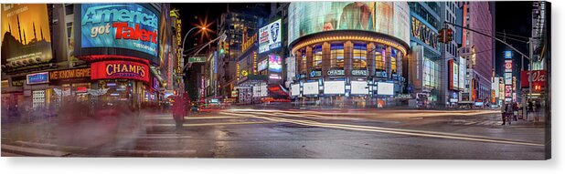 Nights On Broadway Acrylic Print featuring the photograph Nights On Broadway by Az Jackson