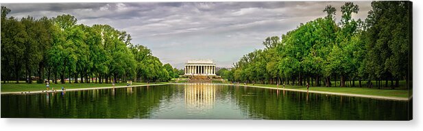 Clouds Acrylic Print featuring the photograph Our National Mall 2 by Bill Chizek