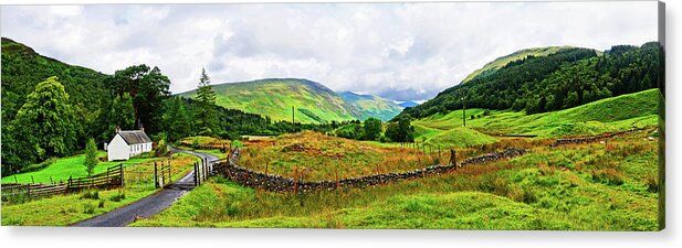 Scotland Acrylic Print featuring the photograph Glen Lyon Scotland #1 by Charles Hutchison