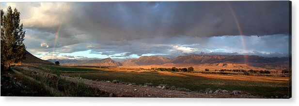 Beautiful Acrylic Print featuring the photograph Clarks Fork Rainbow by Roger Snyder