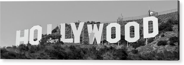Hollywood Acrylic Print featuring the photograph Hollywood Sign by Maj Seda
