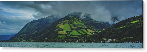 Austria Acrylic Print featuring the photograph Zell am See Panorama by Andy Konieczny