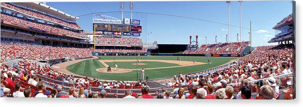 Great American Ball Park Acrylic Print featuring the photograph Houston V Reds #3 by Jerry Driendl