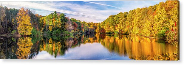 Durand Lake Acrylic Print featuring the photograph Durand Lake by Mark Papke