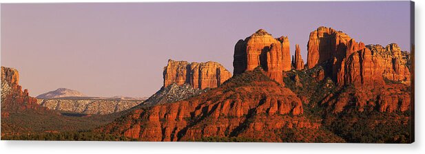 Scenics Acrylic Print featuring the photograph Rock Formations At Dawn by Visionsofamerica/joe Sohm