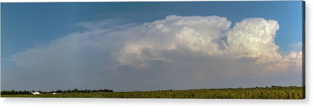 Nebraskasc Acrylic Print featuring the photograph Updrafts and Anvil 036 by NebraskaSC