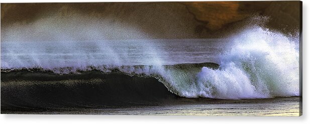 Beach Acrylic Print featuring the photograph Drakes Beach Break by Don Hoekwater Photography