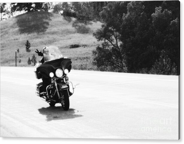 Peace Acrylic Print featuring the photograph A Peaceful Ride by Anthony Wilkening