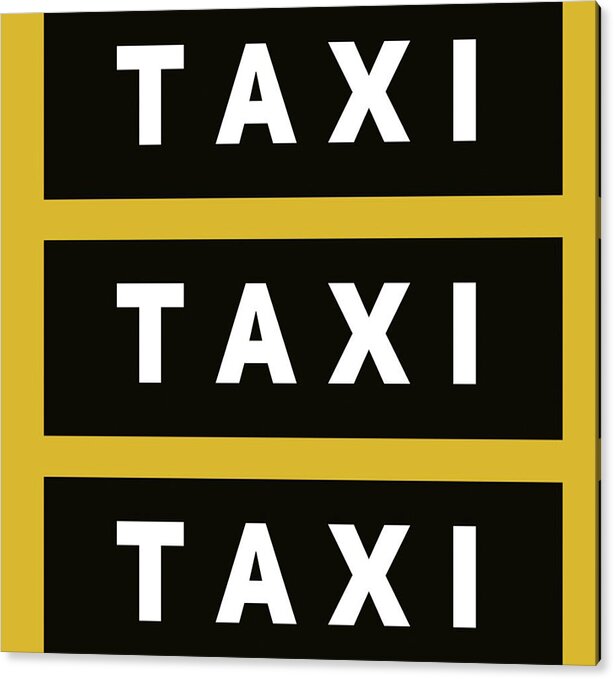  Acrylic Print featuring the digital art Taxi by Sweet Charee