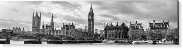London Acrylic Print featuring the photograph Westminster Panorama by Heather Applegate