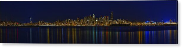 Seattle Acrylic Print featuring the photograph Seattle Moody Blues by James Heckt