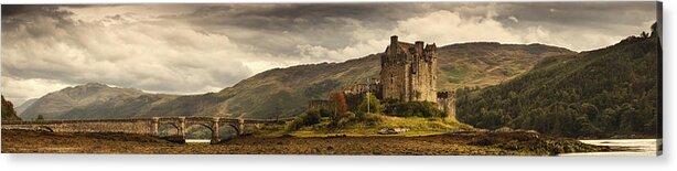 Castle Acrylic Print featuring the photograph Castle On A Hill Kyle Of Lochalsh by John Short