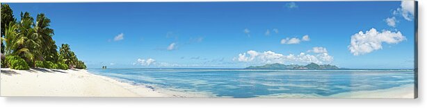 Tropical Rainforest Acrylic Print featuring the photograph Idyllic Vacation Beach White Sands by Fotovoyager