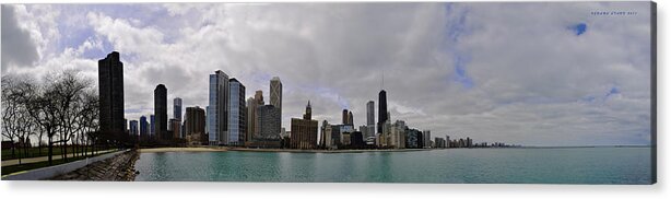 Chicago Acrylic Print featuring the photograph North of Navy Pier from the series Chicago Skyline by Verana Stark