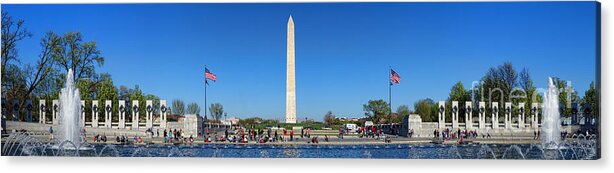 National Acrylic Print featuring the photograph World War II Memorial by Olivier Le Queinec