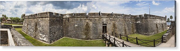 Augustine Acrylic Print featuring the photograph Castillo de San Marcos by Gregory Scott