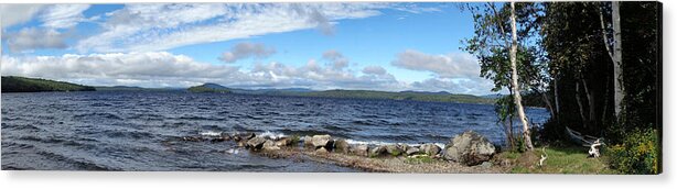 Lake Acrylic Print featuring the photograph View From Our Beach by Russel Considine