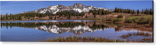 Molas Acrylic Print featuring the photograph West Needles Mountains Panorama by Jen Manganello