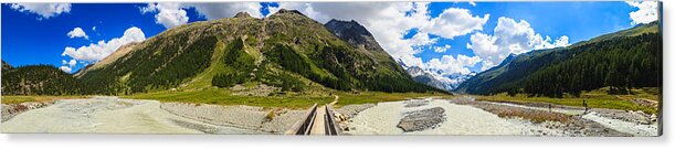 Bavarian Acrylic Print featuring the photograph Swiss Mountains #16 by Raul Rodriguez