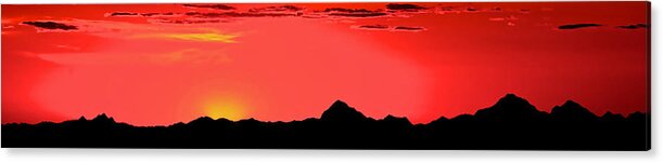 Saguaro National Park Acrylic Print featuring the photograph Sonoran Sunset by Don Mercer
