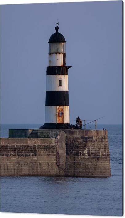 Seaham Acrylic Print featuring the photograph Seaham lighthouse by Steev Stamford