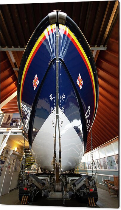 Lifeboat Acrylic Print featuring the photograph Lifeboat bow by Steev Stamford