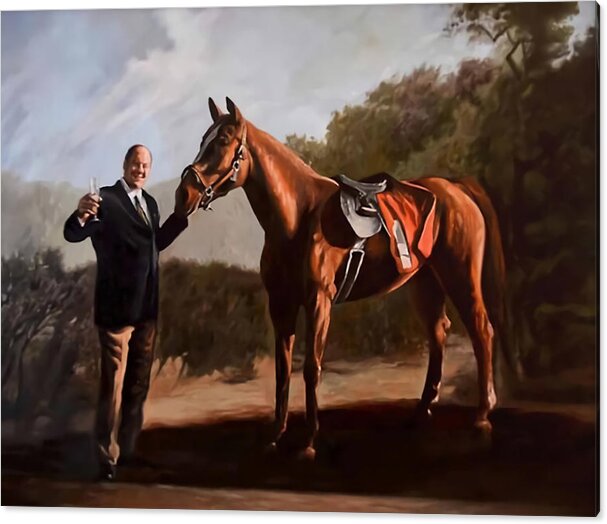 Tony Soprano with horse by Garry Mahesa