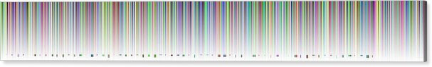 Abstract Digital Algorithm Rithmart Acrylic Print featuring the digital art Wide.4 by Gareth Lewis
