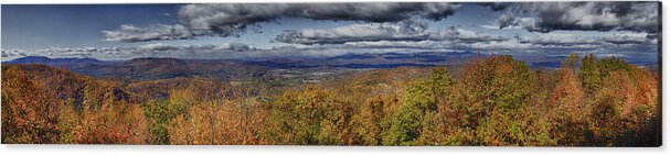 Fall Acrylic Print featuring the photograph North Carolina by Bill Linhares