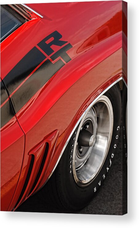 1970 Acrylic Print featuring the photograph 1970 Dodge Challenger R/T by Gordon Dean II