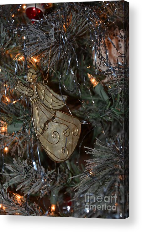 Blue Acrylic Print featuring the photograph Angel Tree 14 by Bob Sample