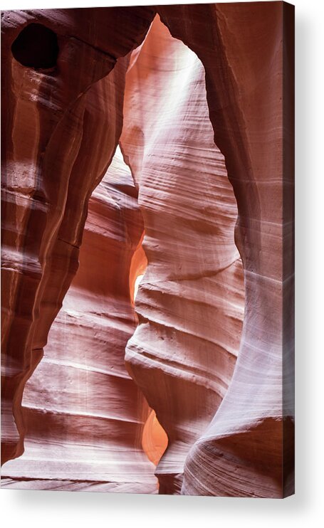 Antelope Canyon Acrylic Print featuring the photograph Antelope Canyon #1 by Www.marcodewaal.nl