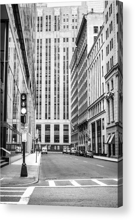 Boston Downtown Acrylic Print featuring the photograph Boston Downtown by Klm Studioline