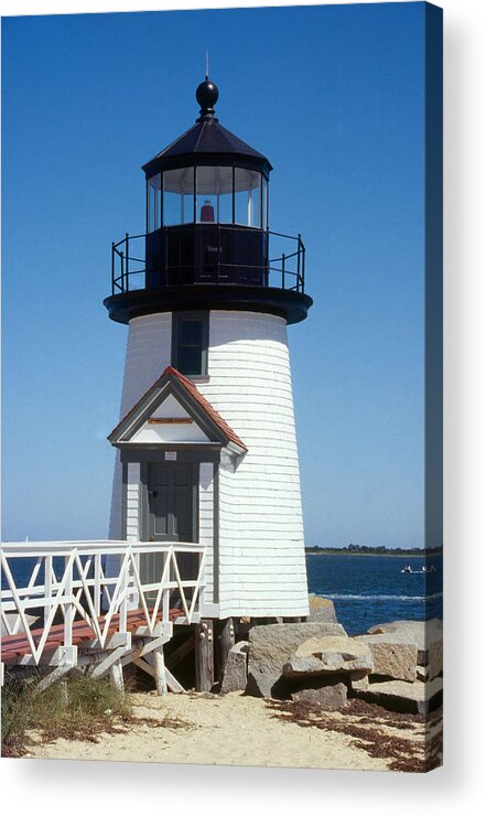 Beacon Acrylic Print featuring the photograph Brant Point Lighthouse #1 by John Shea