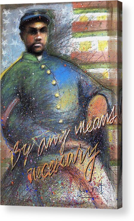 Civil War Acrylic Print featuring the painting By Any Means Necessary #1 by Gregory DeGroat